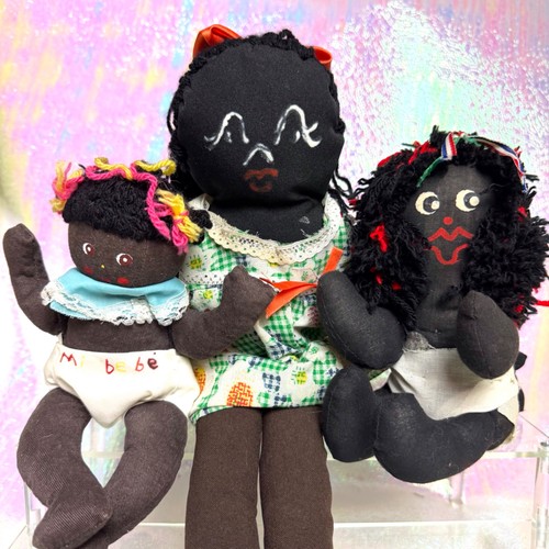 Vintage rag doll - doll, bear