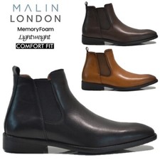 MENS MEMORY FOAM BROGUE CASUAL SMART CHELSEA DEALER ANKLE WORK SHOES BOOTS SIZE