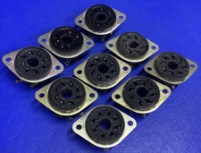 Vintage McMurdo 8 Pin Octal Valve Socket - Black - British 1960's - 1 Piece