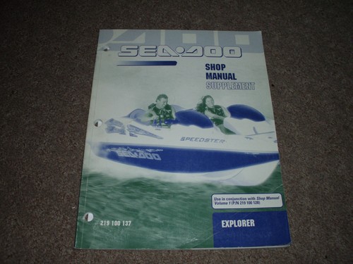 Seadoo sport boat explorer - seadoo,