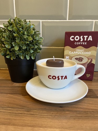 New costa coffee candle medium - new,