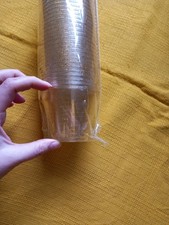 Plastic Clear With Gold