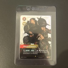 Riftbound English Overnumber Darius, Hand Of Noxus Full Art - UK Seller 