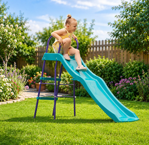 Outdoor kids wave slide - kids, with