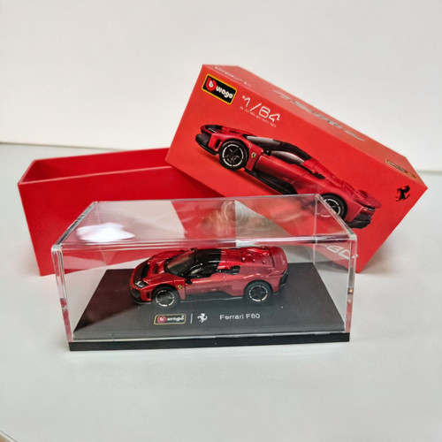 Bburago ferrari f80 - bburago, red