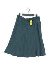 Noa Noa Women's Midi Skirt L Grey Silk with Other Midi A-Line