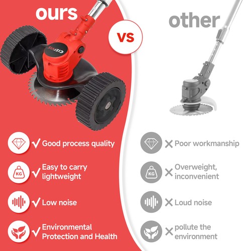 21v cordless strimmer grass - cordless,