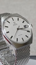Omega De Ville Automatic Date. Ref 166.051 - 1970s Stainless Steel C-Shape case.