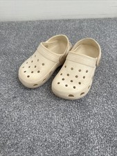 Next Cream Clogs Girls Size
