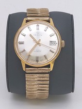 Verity Divers? Swiss Vintage Watch 17 Jewels Manual Wind Date Gold Tone 
