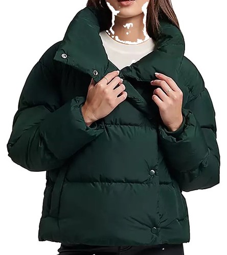 Short down puffer coat - coat, size