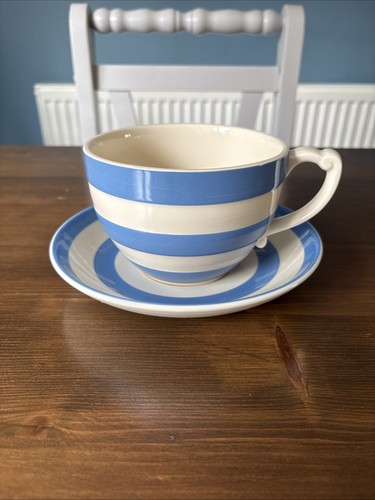 Green cornishware cup - cup, &