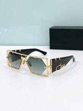 Cazal MOD004 Sunglasses Gradient colors Tortoise Lens Gold & Black Frame Unisex