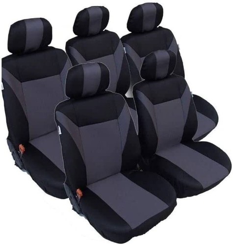 Grey black fabric full set - grey-black,