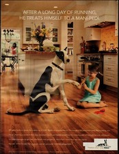 2010 Print ad Pergo flooring Wood Great Dane Black & White 10/01/23