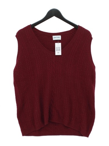 Brora women jumper 14 red - brora,