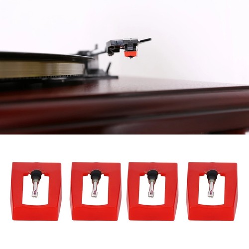 Record player needles - record,