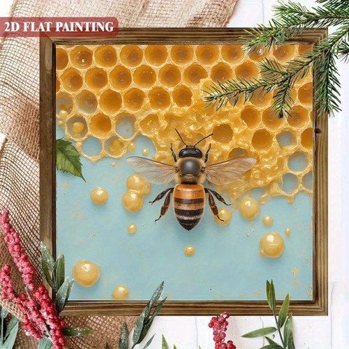 Vintage beehive bees wooden - bees,
