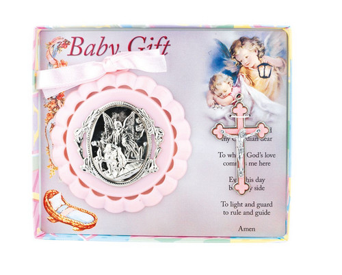 Crib medal pink guardian - crib,