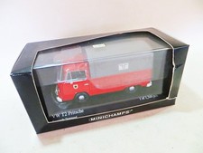 MINICHAMPS 'VW T2 PRITSCHE FEUERWEHR FIRE VAN, DORMUND' 1:43. MIB/BOXED