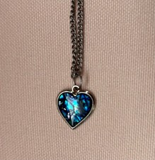 Heart pendant silver - pendant, colour