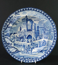 Antique Staffordshire Blue and