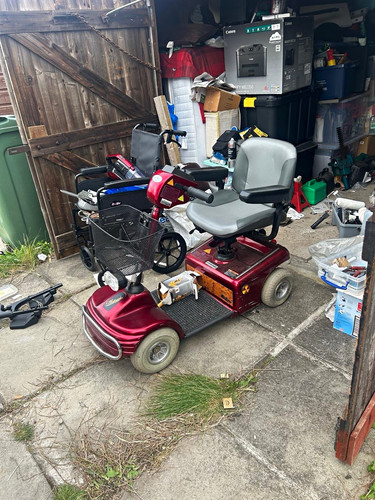 Shoprider deluxe red - deluxe, 4-wheel