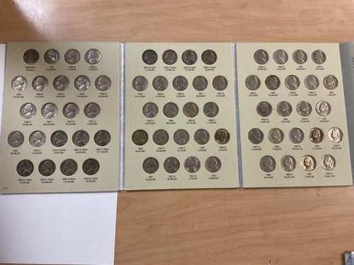 Jefferson nickels set 1938 - jefferson,