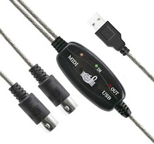 TRIXES USB Midi Cable Lead
