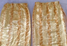 Vintage Yellow & Orange Sateen