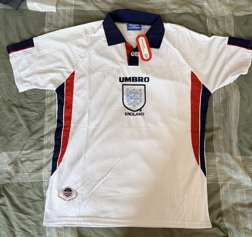 England football shirt 1996 - football,