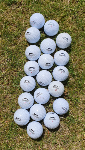 20no used slazenger golf balls - 20no,