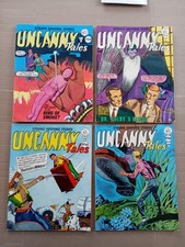Uncanny Tales No 101, 106, 109, 112. Alan Class 1960's  Comic Joblot. F- to F/VF