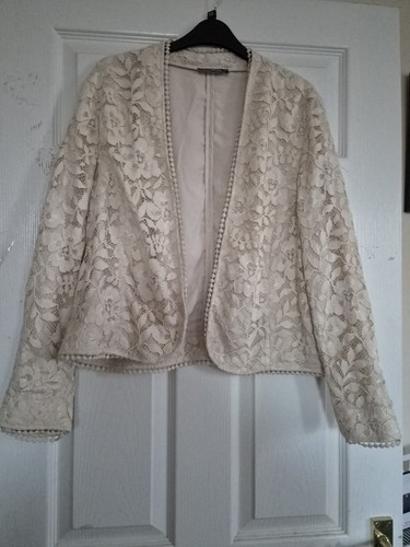 Size bonmarche cream - cream, lace