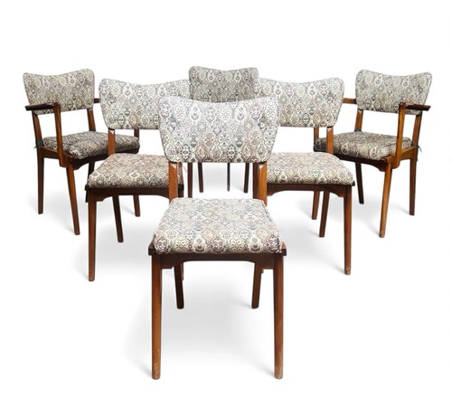 Set six teak - of,