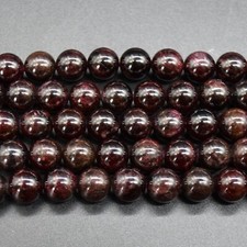 Garnet Round Beads - 4mm 6mm