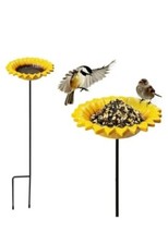 75cm Ground Spike Bird Feeder Bird Bath Cast Iron Sunflower Bird Feeder Bath