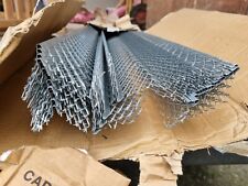 2 off Galvanized Metal Mesh Render Corner Bead 2.4M x 4.5cm x 4.5cm