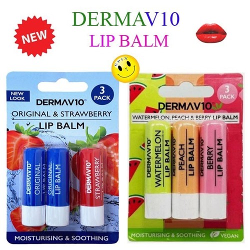 Derma v10 lip balm - derma, watermelon