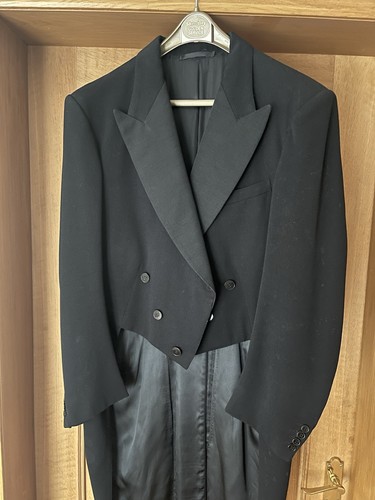 Black wool hornes london - black,
