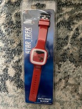 Star Trek   Red Uniform Square Analogue Watch