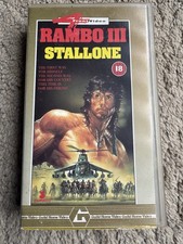 Rambo vhs 1990 guild home - rambo,