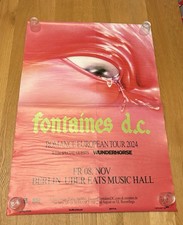 Fontaines D.C. 2024 Tour poster (Original). Berlin Uber Eats Music Hall.