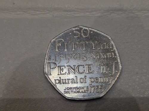 Fifty pence 50p coin - ,