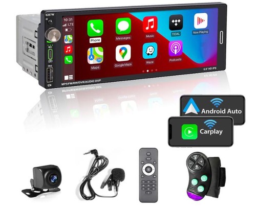 Single din wireless apple - din,