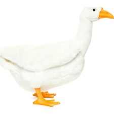 White Goose 43cm Realistic