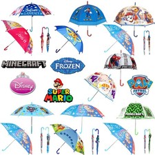 Kids Umbrella Set 2Pcs, Windproof & Waterproof, Safe Grip Handle for Ages 3-7 UK