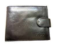 Mens  Gucci black leather