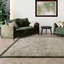 Blade Border Rug Sage/Olive