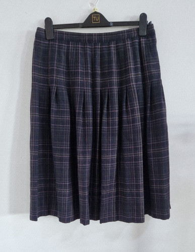 Equorian wool plaid skirt - equorian, siz